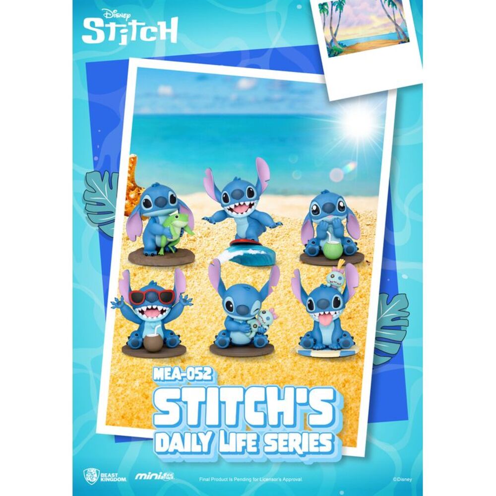 Beast Kingdom - Disney - Stitch's Daily Life Series Blind Box (One random figure